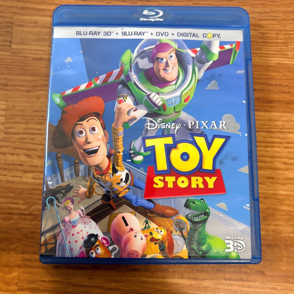 Toy Story Blu-ray 3D Blu-ray & digital copy disc Disney Pixar 2-Disc Combo Pack